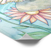 Cute Flower Fairy Art Poster by Molly Harrison ポスター (角)