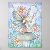 Cute Flower Fairy Art Poster by Molly Harrison ポスター (正面)