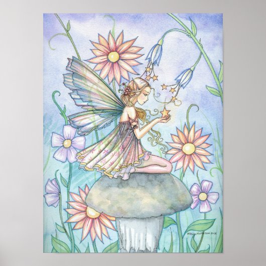 Cute Flower Fairy Art Poster by Molly Harrison ポスター (正面)