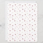 Cute Flower With Love Patterned Scrapbook Paper (正面)