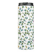 Cute Flowers and Hearts Light Pattern タンブラー (裏面)