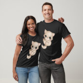 Cute Fluffy Adorable Cat Pet Art Tシャツ (ユニセックス)