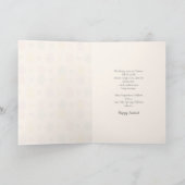 Cute Fluffy Bunny, Funny Happy Easter Card シーズンカード (内部)