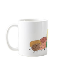 Cute Fluffy Creatures on a Coffee Mug