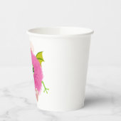 Cute fluffy rabbit monster 紙コップ (左)