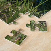 Cute Fluffy White Maltese Puppy Dog ジグソーパズル (側面)