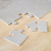 Cute Fluffy White Maltese Puppy Dog in a Santa Hat ジグソーパズル (側面)