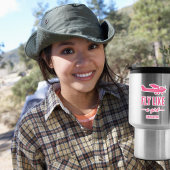 Cute Fly Like A Girl Pink Airplane Girly Aviation  シール