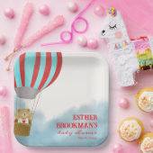 Cute Flying Baby is on the Way  Paper Plate ペーパープレート (パーティー)