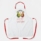 Cute Food Custom Name Best Love Gift Apron エプロン (正面)