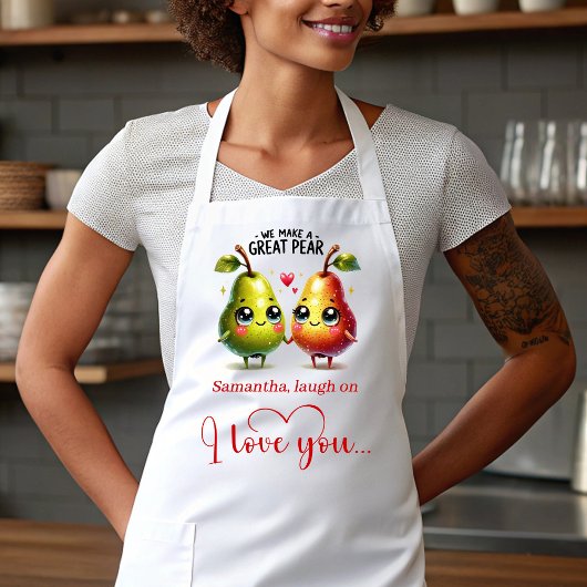 Cute Food Custom Name Best Love Gift Apron エプロン