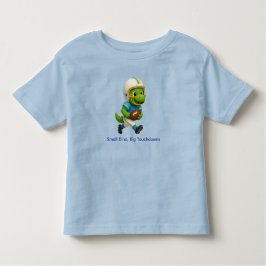 Cute Football Dino Shirt for Kids トドラーTシャツ