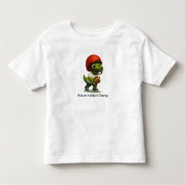 Cute Football Dino Shirt for toddlers トドラーTシャツ