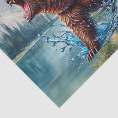 Cute Forest brown bear  薄葉紙 (詳細)