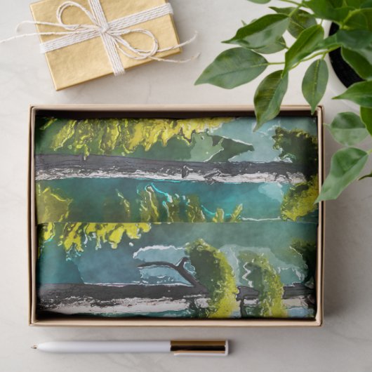 Cute Forest brown bear 薄葉紙 (ギフト)