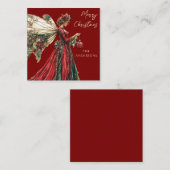 Cute Forestcore Holiday Fairy Holiday  ノートカード (正面/裏面)