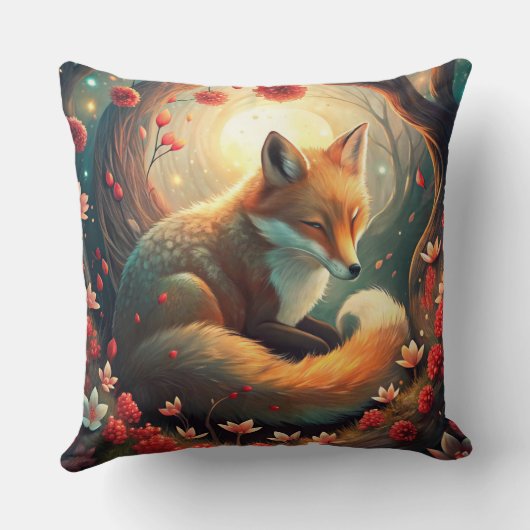 Cute Fox クッション (裏面)