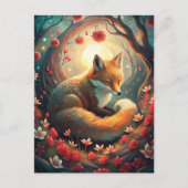 Cute Fox ポストカード (正面)