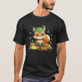Cute Fox and Gold Coins St Patrick s Day Fox   1 Tシャツ (正面)