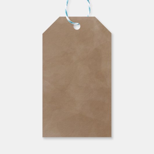 Cute fox baby shower  ギフトタグ (裏面)