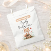Cute fox baby shower  フェイバーバッグ (クリップ留めされた状態)