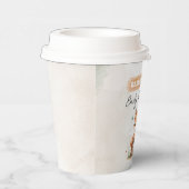 Cute fox baby shower  紙コップ (右)