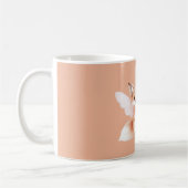 Cute Fox Fairy Pink Wings コーヒーマグカップ (左)