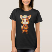 Cute Fox Firefighter - Animal Firefighters For Kid Tシャツ (正面)