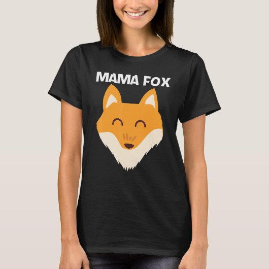 Cute Fox For Women Mom Mammal Animal Pet Owners Tシャツ (正面)