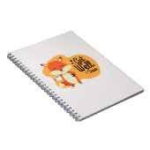 Cute Fox Gifts Get Well Soon ノートブック (右側)