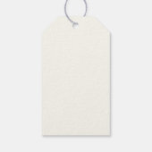 Cute Fox in a Red Scarf Autumn Image Thank You ギフトタグ (裏面)