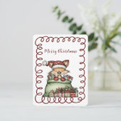 Cute Fox In Santa's Sack of Presents シーズンカード (スタンド正面)