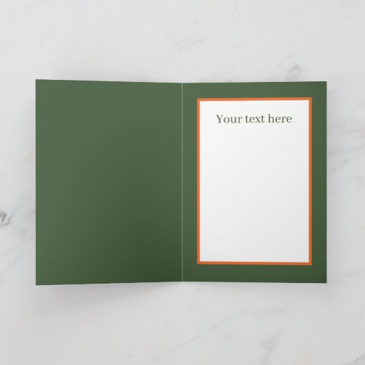 Cute fox lovers add text  カード (内部)