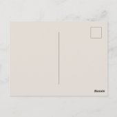 Cute fox lovers customizable ポストカード (裏面)