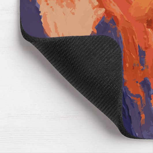 Cute Fox Mouse Pad マウスパッド (コーナー)