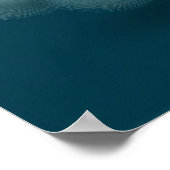 Cute Fox on Cloud Nursery Bedtime ポスター (角)