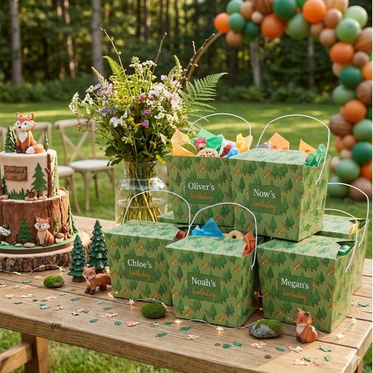 Cute Fox Personalized Name  フェイバーボックス