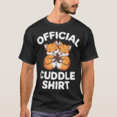 Cute Fox Snuggle Couple This Is My Cuddle  Tシャツ (正面)