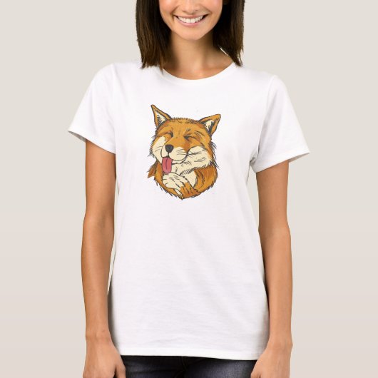 cute fox tシャツ (正面)