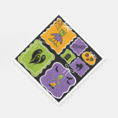 Cute Frankenstein Coquette Halloween スタンダードランチョンナプキン (角)