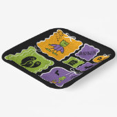 Cute Frankenstein Coquette Halloween  ペーパープレート (傾斜あり)