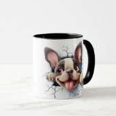 Cute French bull マグカップ (正面右)