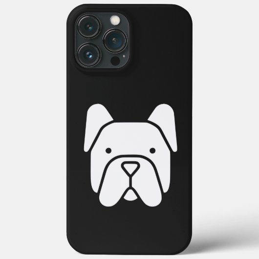 Cute French Bulldog Case-Mate iPhoneケース (裏面)