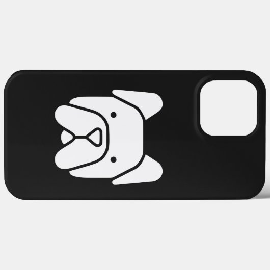 Cute French Bulldog Case-Mate iPhoneケース (裏面 (横))