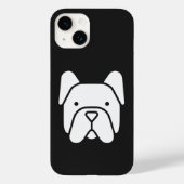 Cute French Bulldog Case-Mate iPhoneケース (裏面)