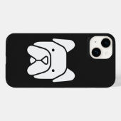 Cute French Bulldog Case-Mate iPhoneケース (裏面 (横))
