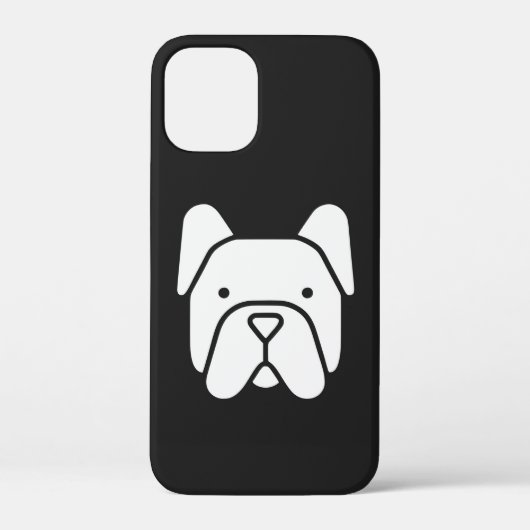 Cute French Bulldog Case-Mate iPhoneケース (裏面)