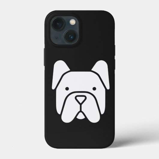Cute French Bulldog Case-Mate iPhoneケース (裏面)