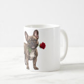 ‏Cute French Bulldog Dog コーヒーマグカップ (正面右)