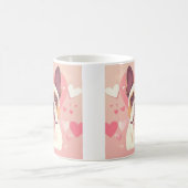 Cute French Bulldog Love Mug コーヒーマグカップ (中央)